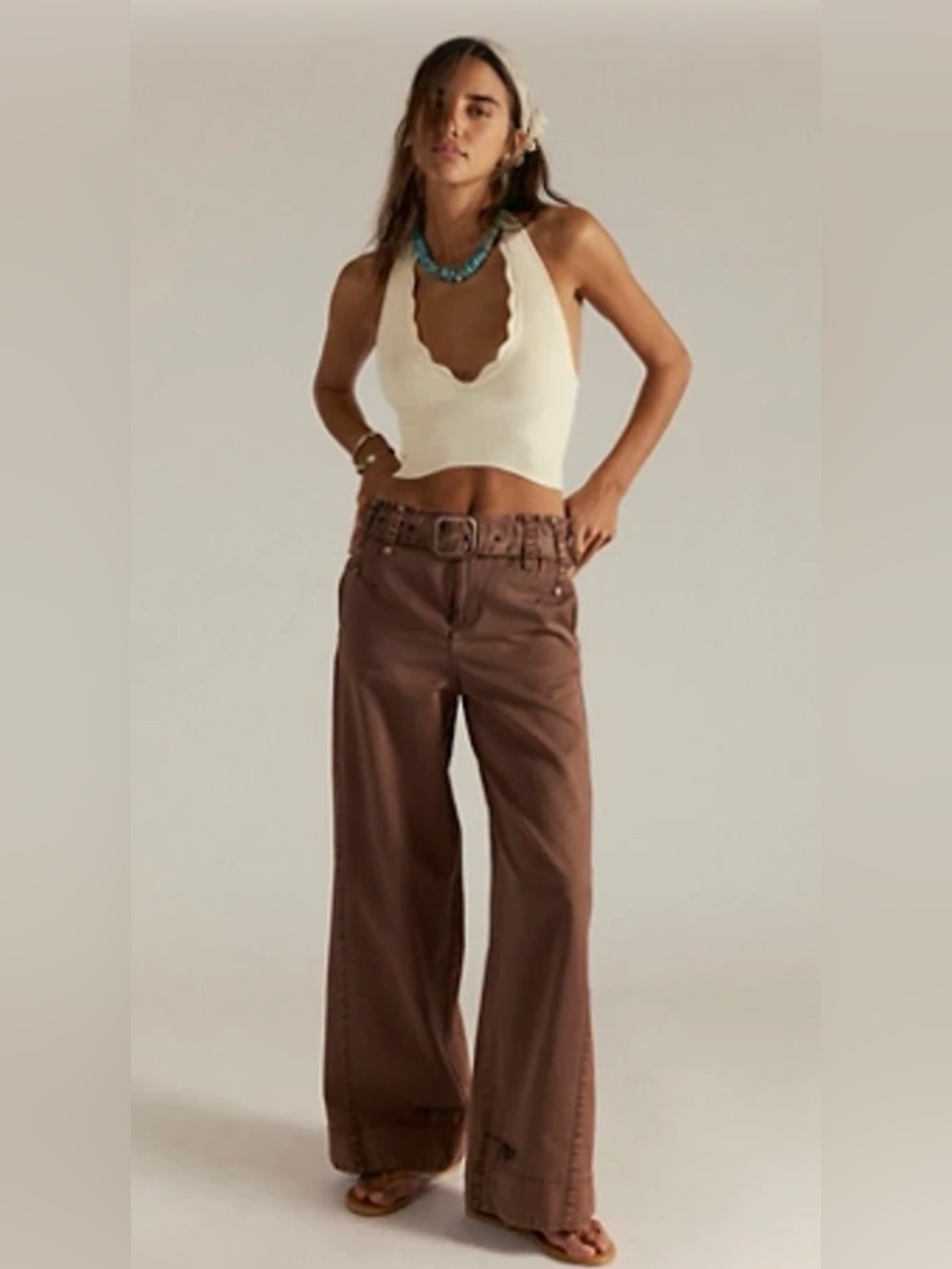 We The Free Sloan Belted Pants Xs